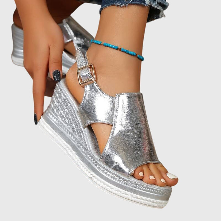 Veronica | Premium Ortopædisk Sandal med Åben Tå