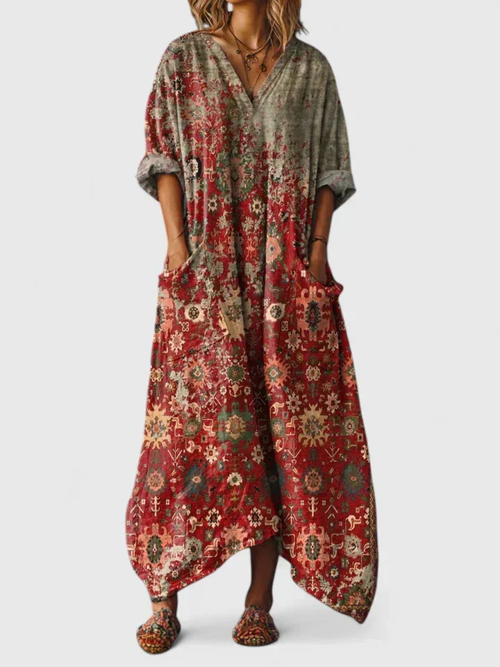 Aurora | Elegant Oversize Lommer Kjole