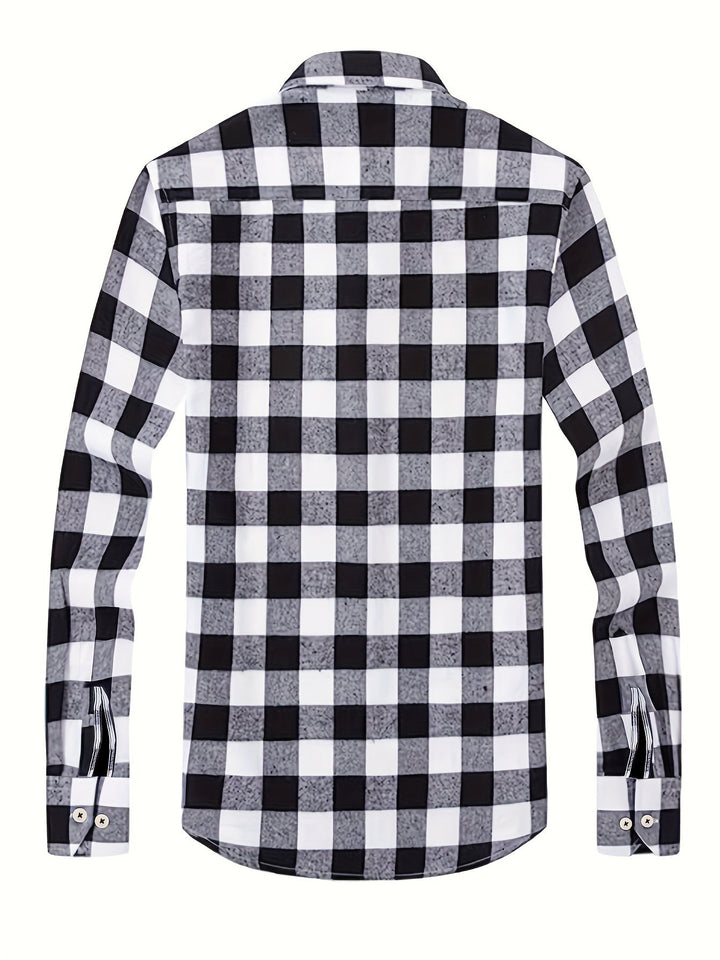 Miles | Klassisk Tjekket Flannel Skjorte