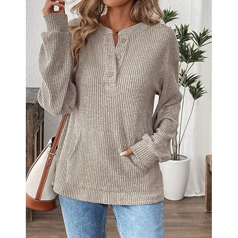 Sabine | Afslappet Henley Top