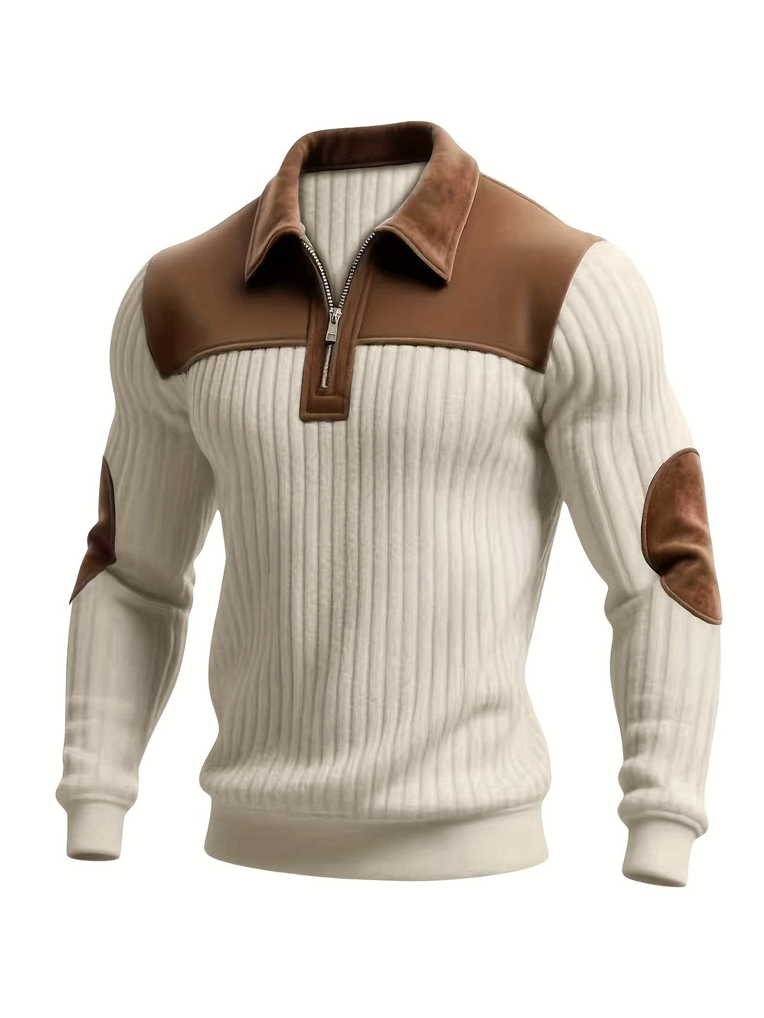 Roland | To-farvet Quarter-Zip Pullover