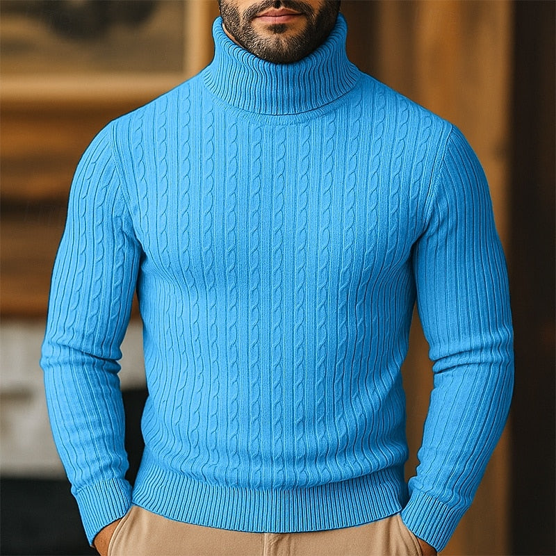 Rupert | Kabelstrik Turtleneck Sweater