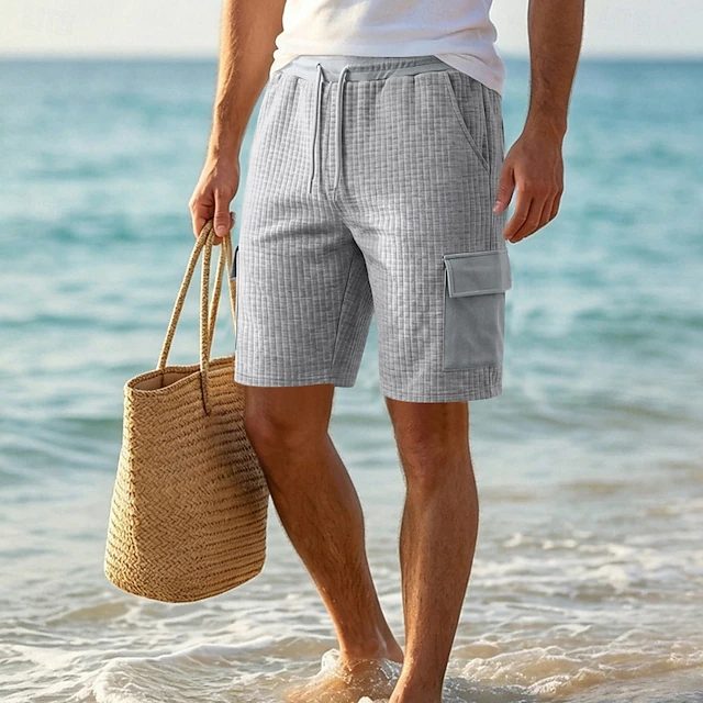 Bradford | Teksturerede Drawstring Shorts