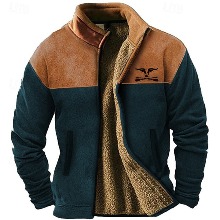 Weldon | Robust To-farvet Fleecejakke