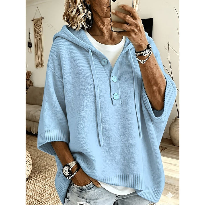 Brooklyn | Afslappet Hætte Strik Sweater