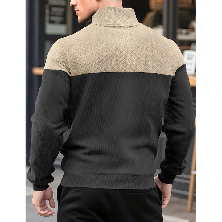 Braxton | Tekstureret Quarter-Zip Sweatshirt