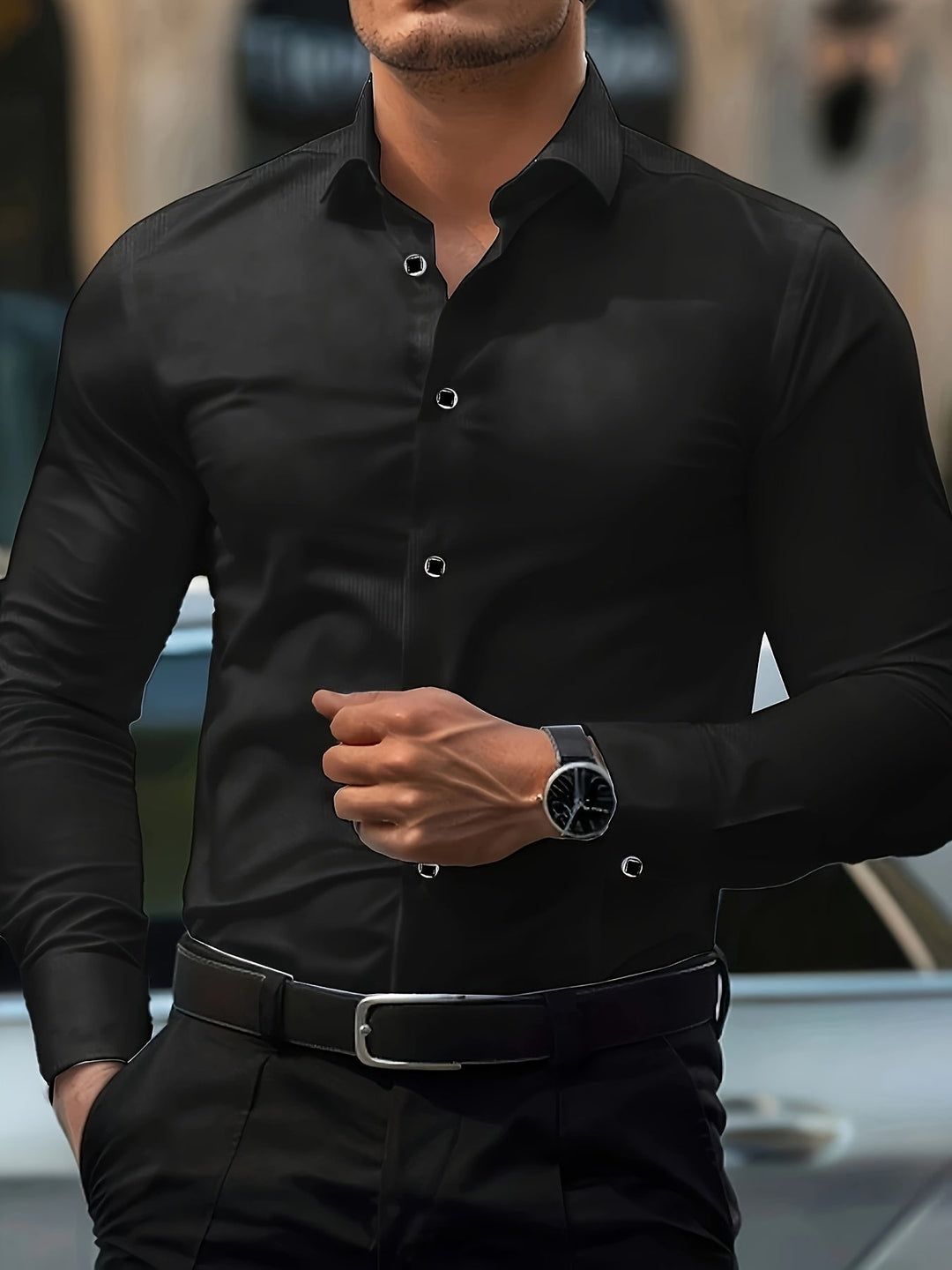 Bradley | Raffineret Slim-Fit Skjorte