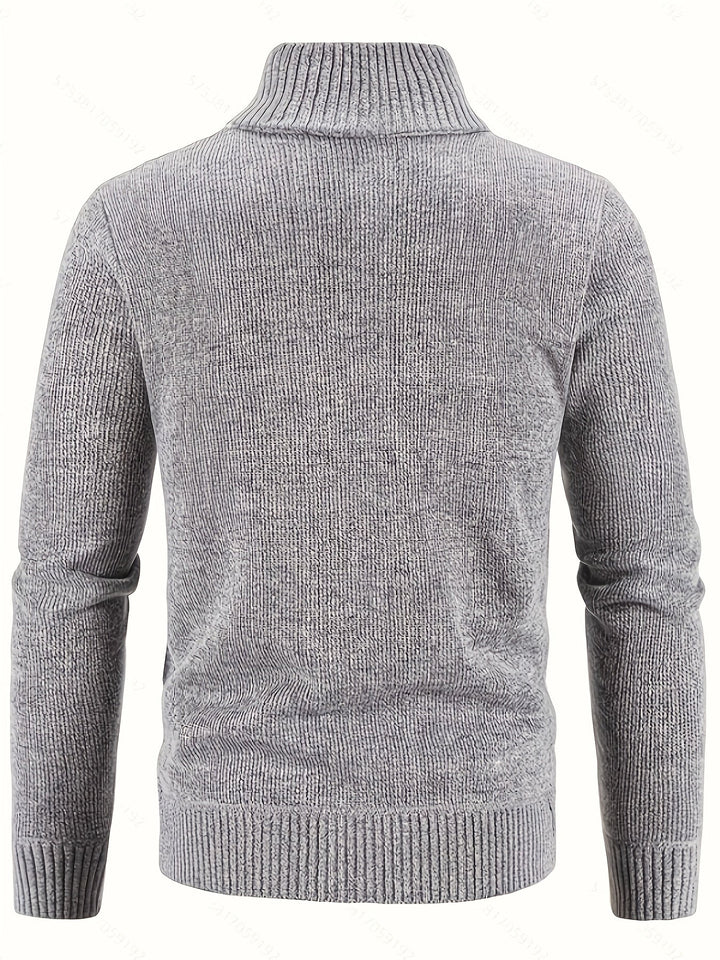 Walter | Tekstureret Full-Zip Cardigan