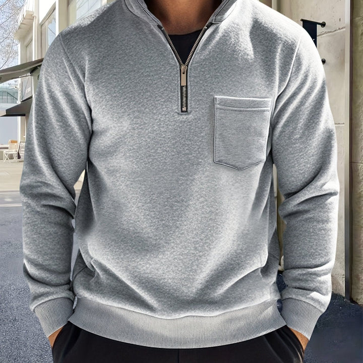 Calvin | Raffineret Half-Zip Pullover