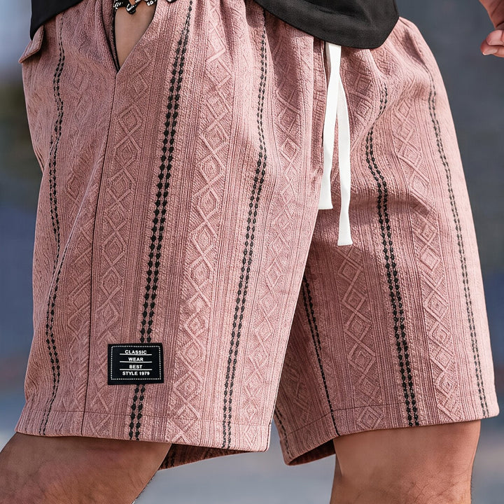 Nolan | Teksturerede Drawstring Shorts