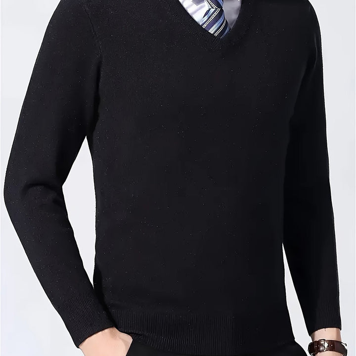 Ellis | Raffineret V-Hals Sweater