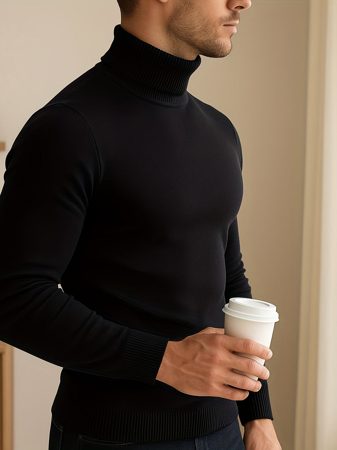 Frederick | Raffineret Højhalset Sweater