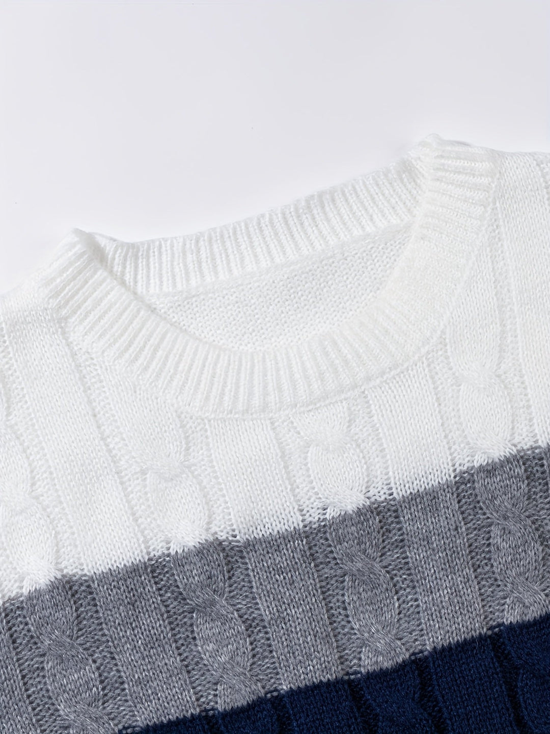 Nolan | Tekstureret Kabelstrik Sweater