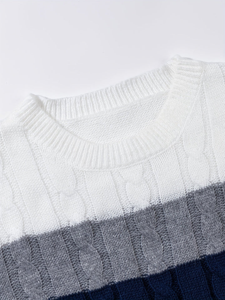 Nolan | Tekstureret Kabelstrik Sweater