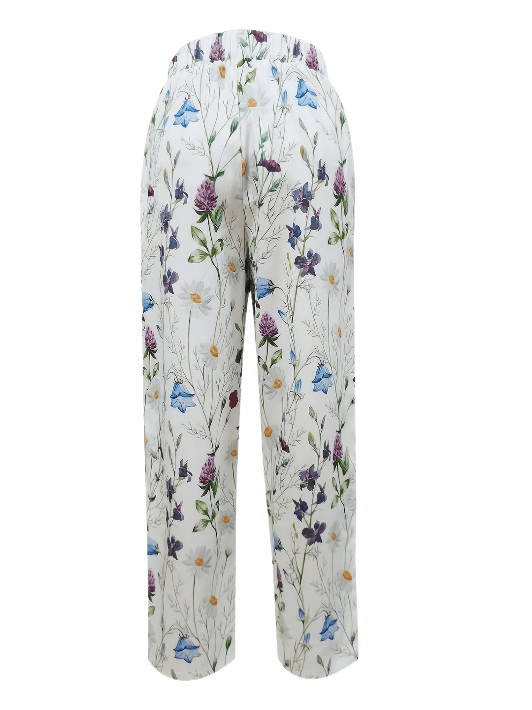 Cecilia | Vildblomst Print Taperede Bukser