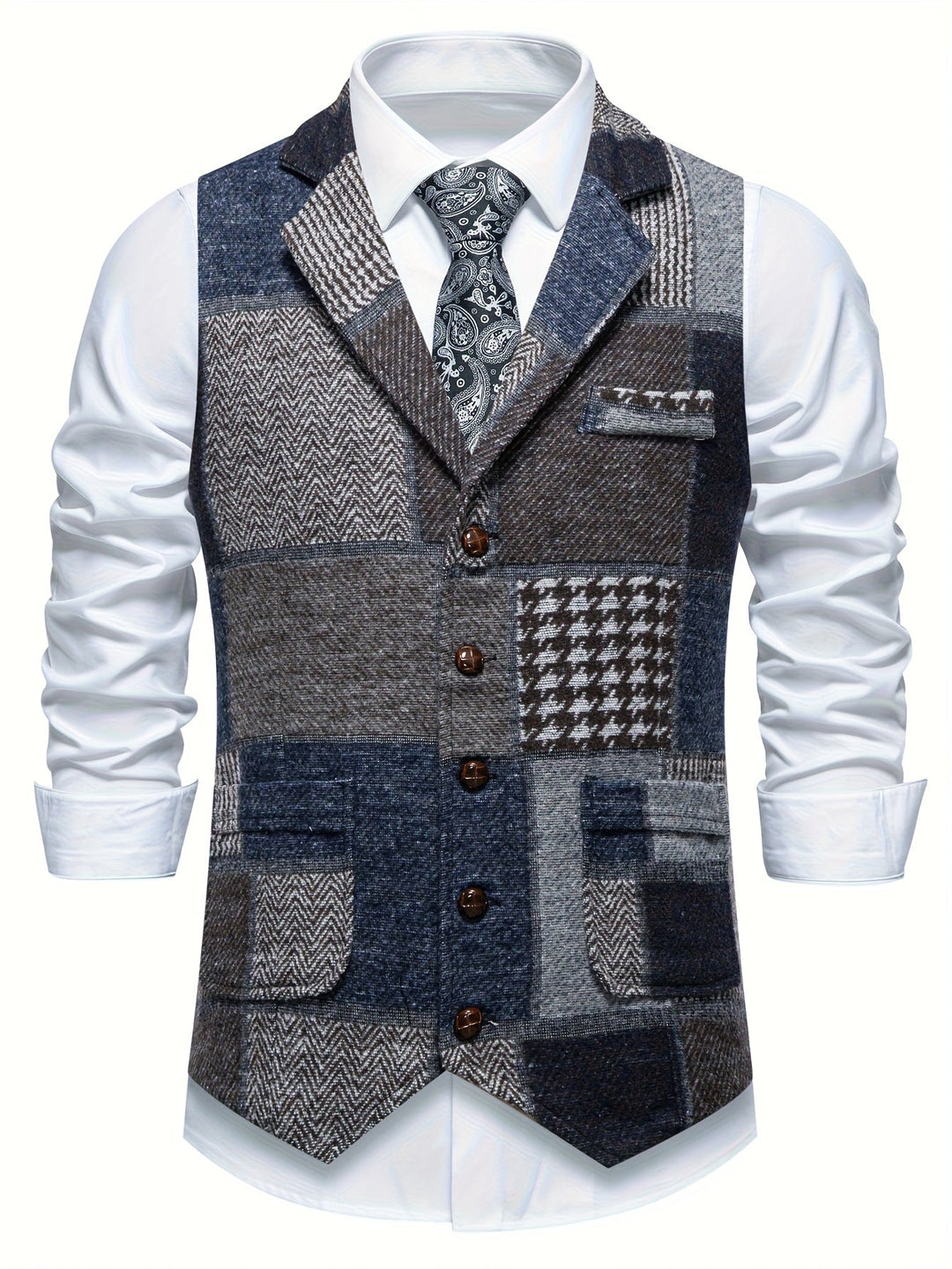 Tobias | Patchwork Skræddersyet Vest