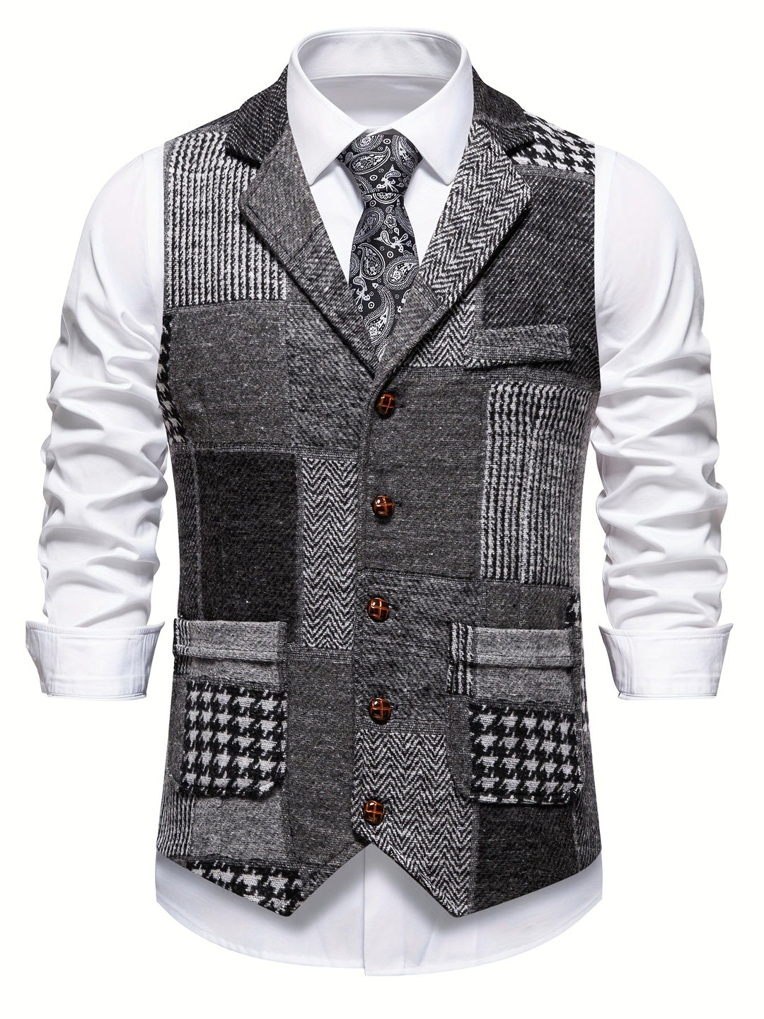 Tobias | Patchwork Skræddersyet Vest