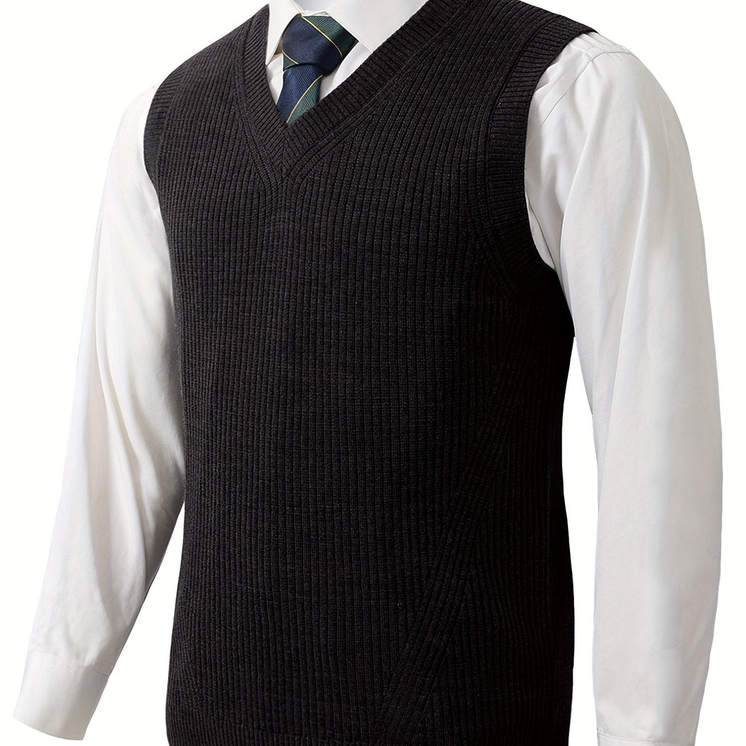 Ellis | Klassisk V-Hals Sweater Vest