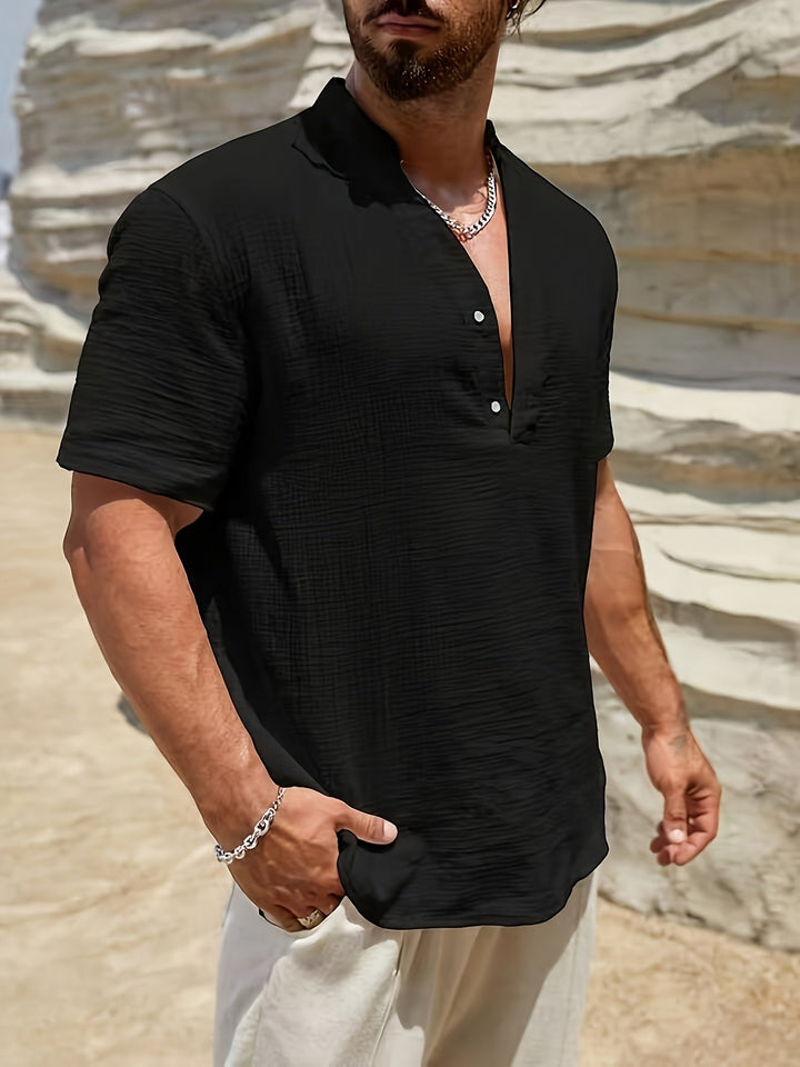 Preston | Afslappet Henley Skjorte