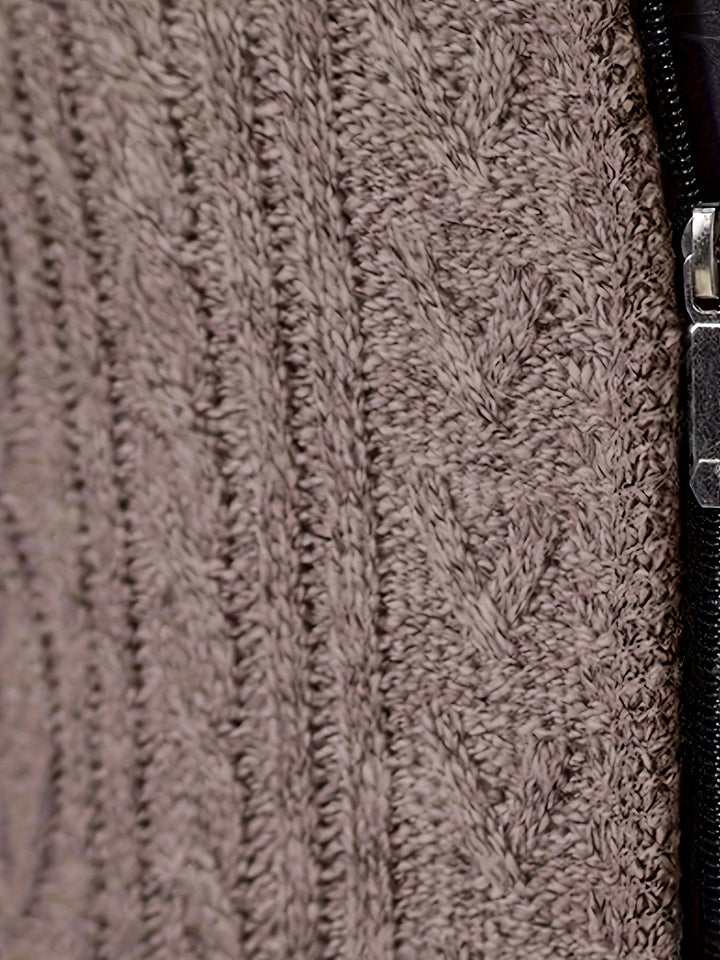 Walter | Tekstureret Full-Zip Cardigan