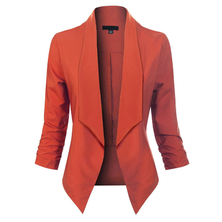 Penelope | Åben-Front Draperet Blazer
