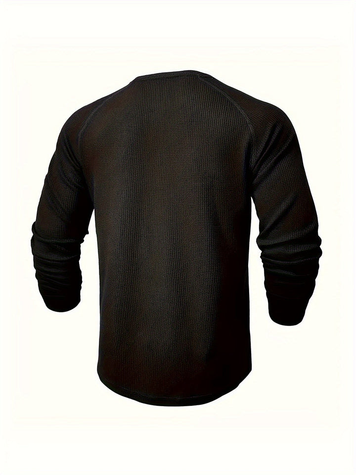 Graham | Klassisk Button Henley Skjorte