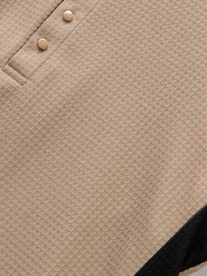 Curtis | Tekstureret Langærmet Henley