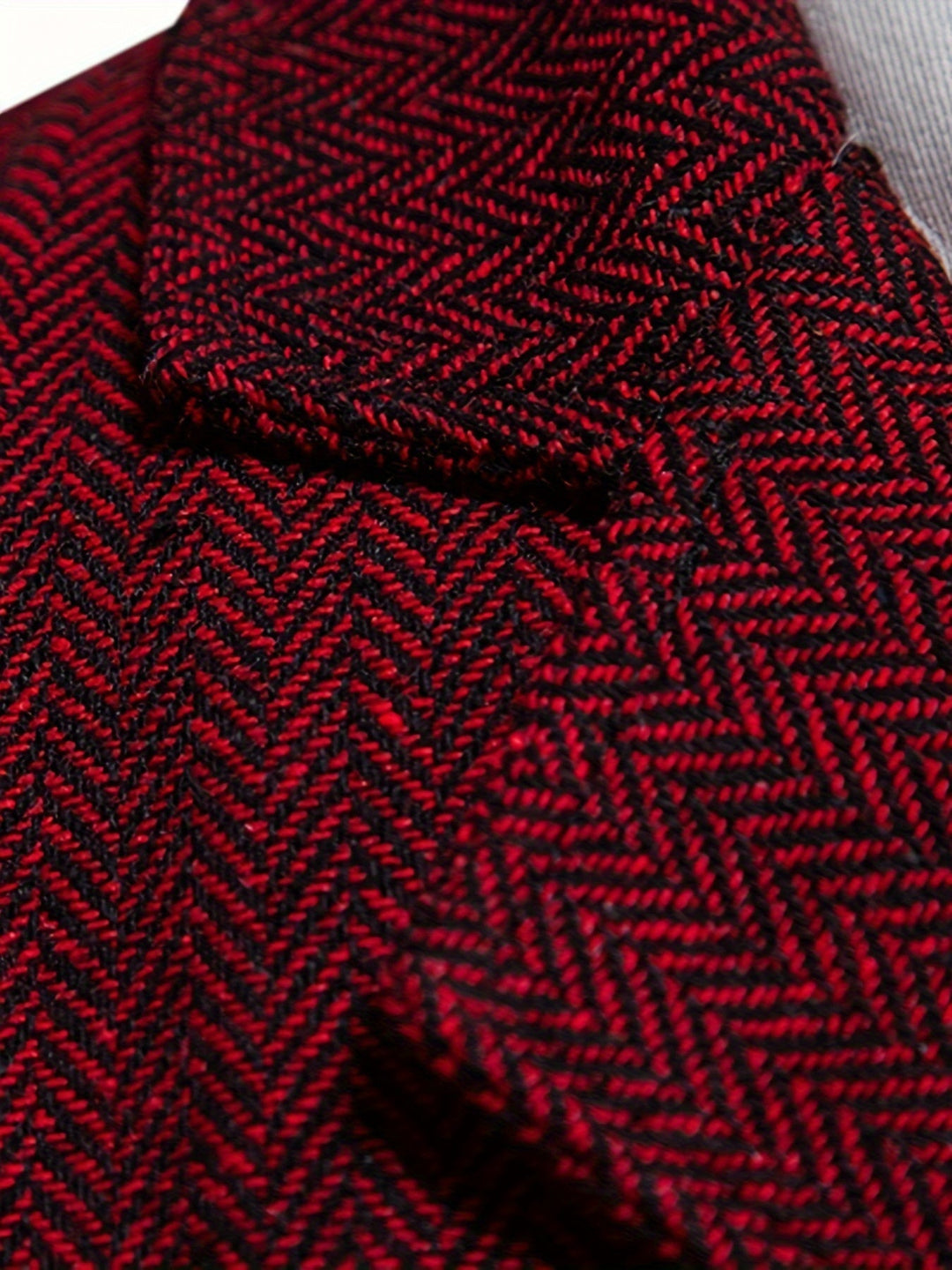 Edmund | Herringbone Enkeltknappet Vest