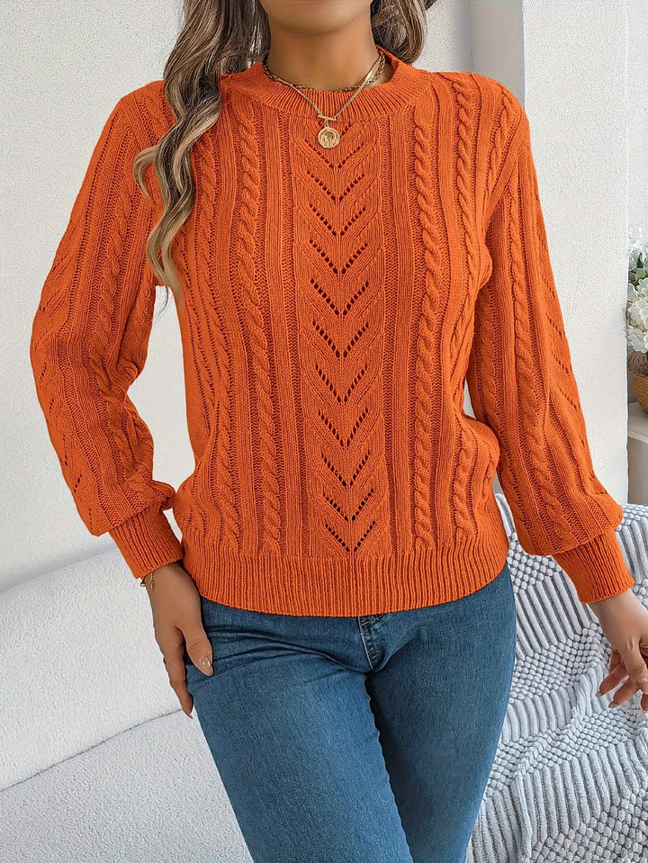 Blythe | Kabelstrikket Tekstur Sweater