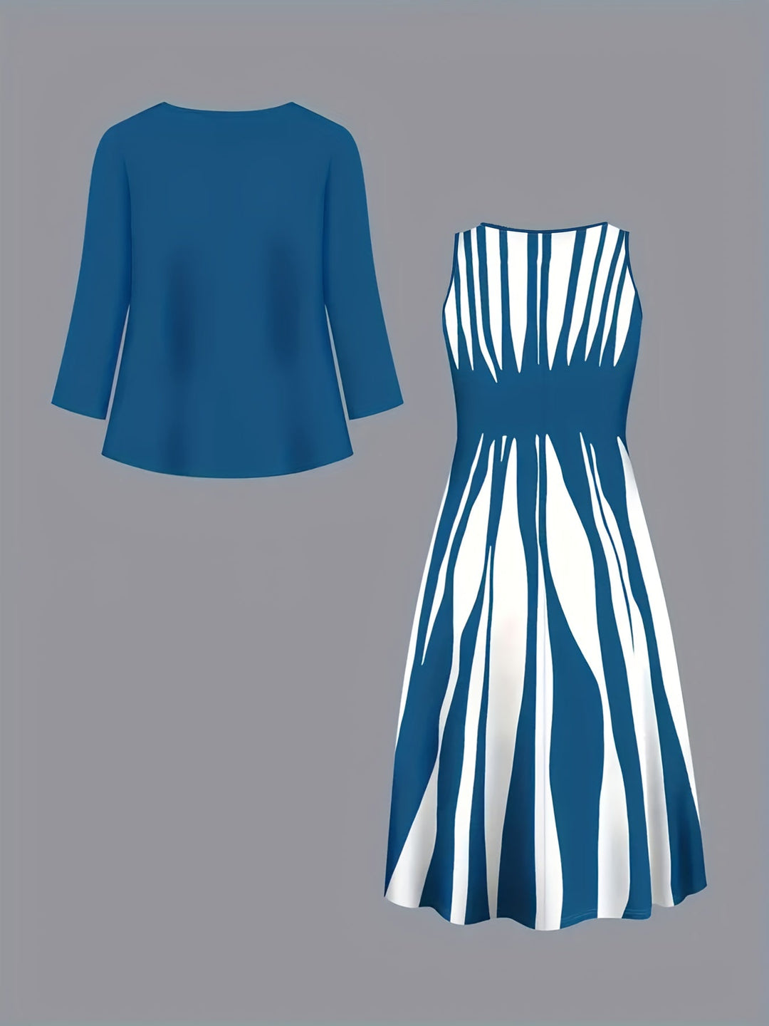 Ivy | To-delt Elegant Kjole Sæt