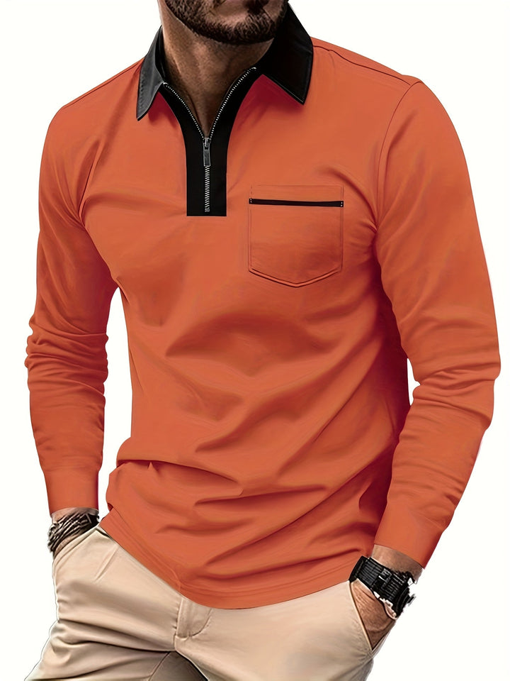 Curtis | Raffineret Zip-Krave Polo Shirt