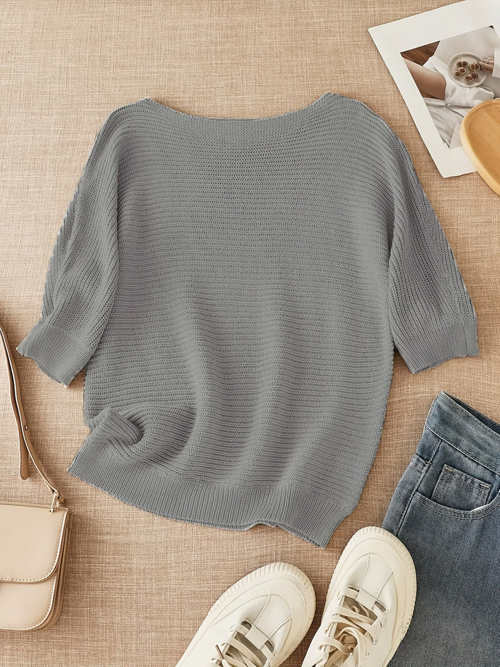 Lena | Afslappet Åbenstrikket Sweater