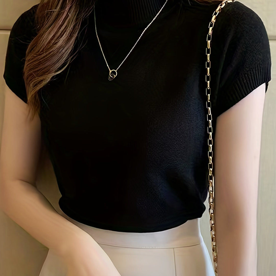 Della | Forfinet Mock-Neck Top