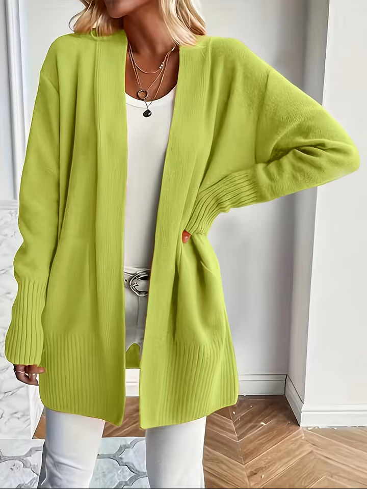 Deanna | Afslappet Åben-Front Cardigan