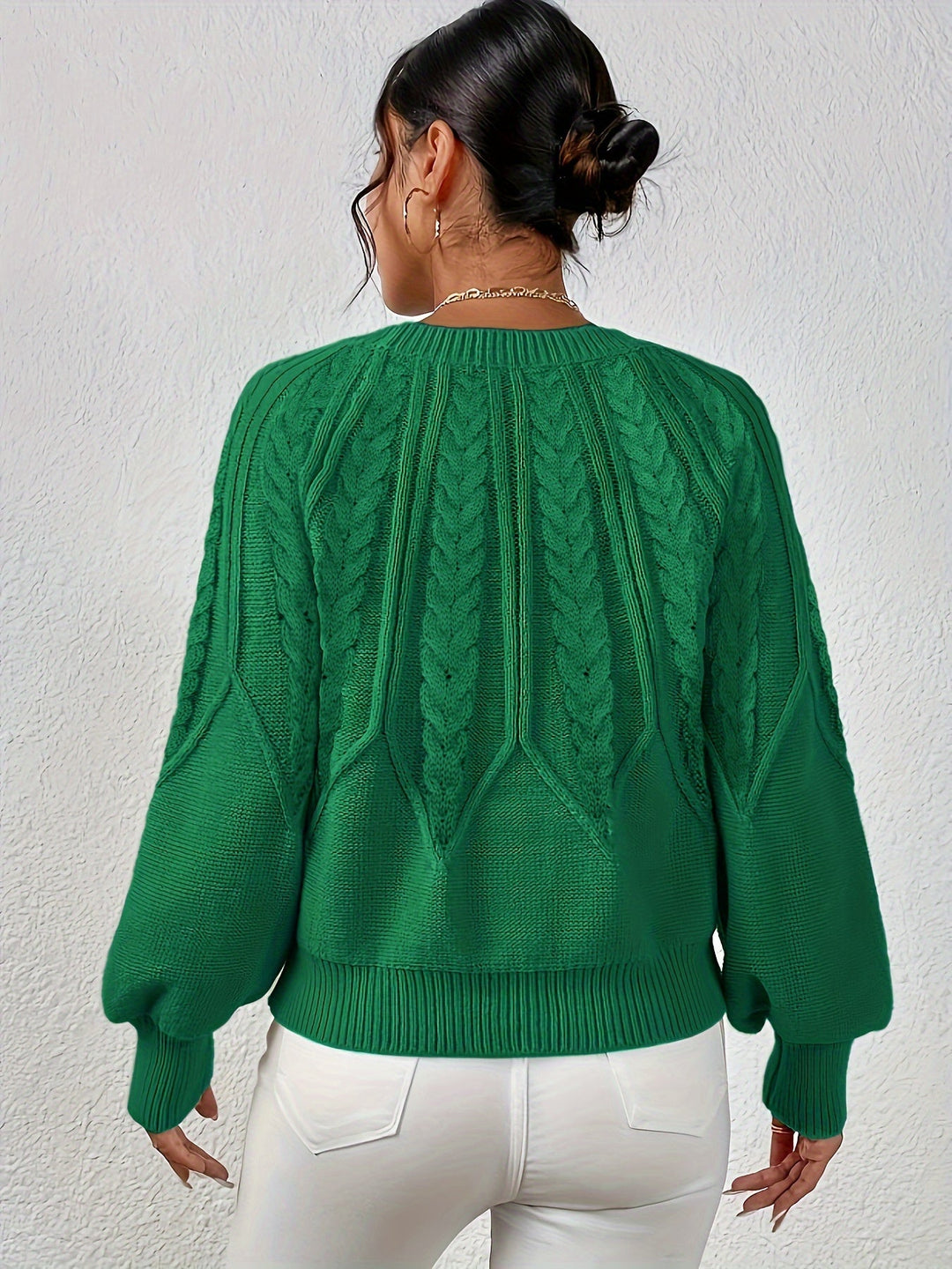 Eleanor | Afslappet Kabelstrik Sweater