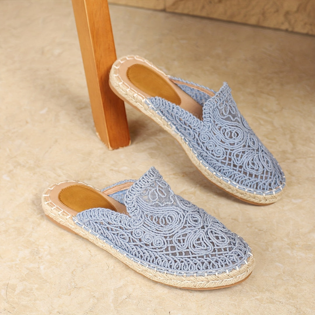 Bonnie | Vævede Slip-On Mules