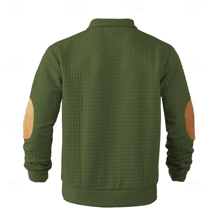 Garrett | Tekstureret Stående Krave Pullover