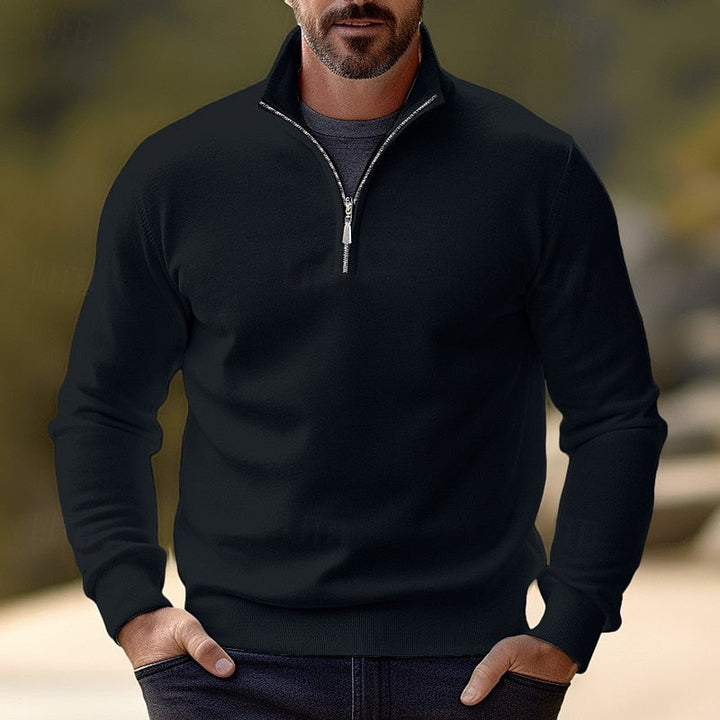 Quentin | Raffineret Halv-Zip Pullover