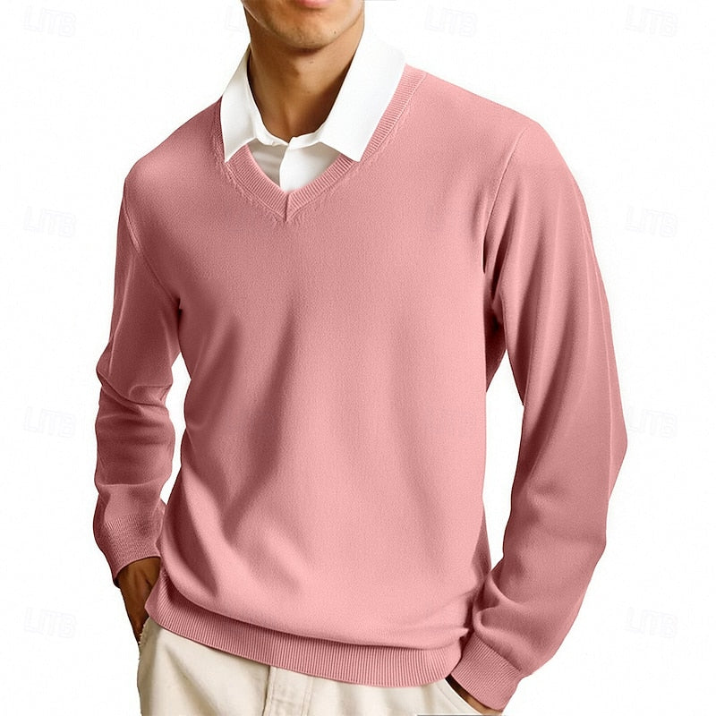 Clayton | Klassisk V-Hals Sweater