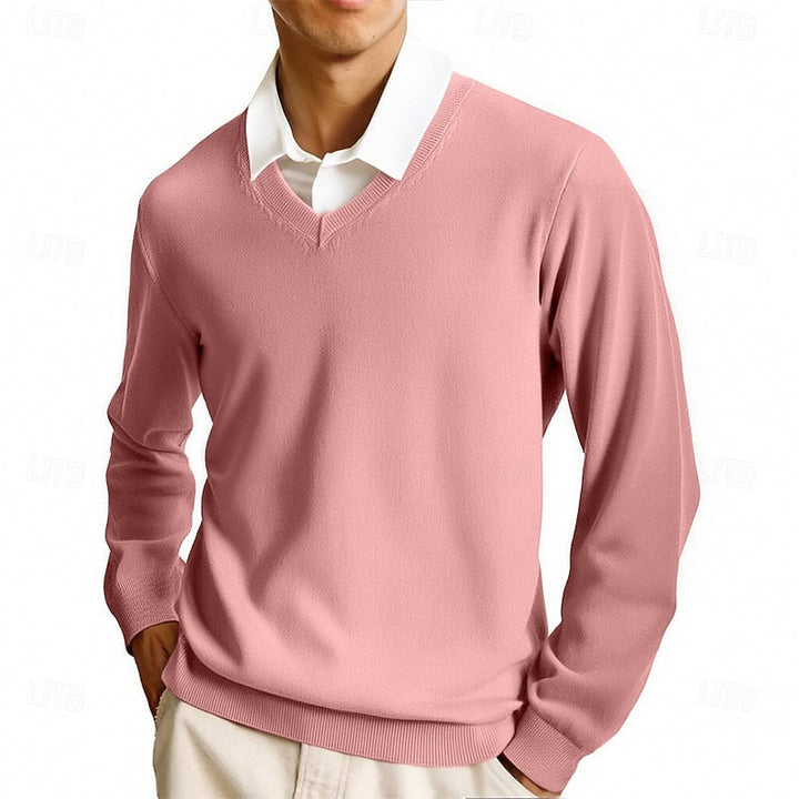 Clayton | Klassisk V-Hals Sweater