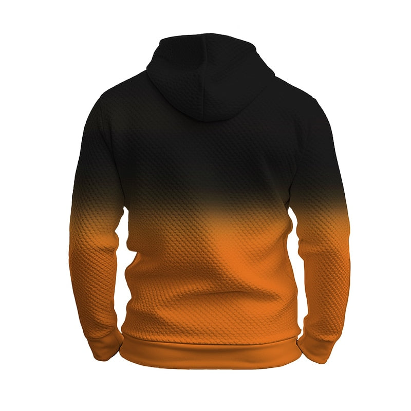 Harlan | Halloween Tekstureret Grafisk Hoodie