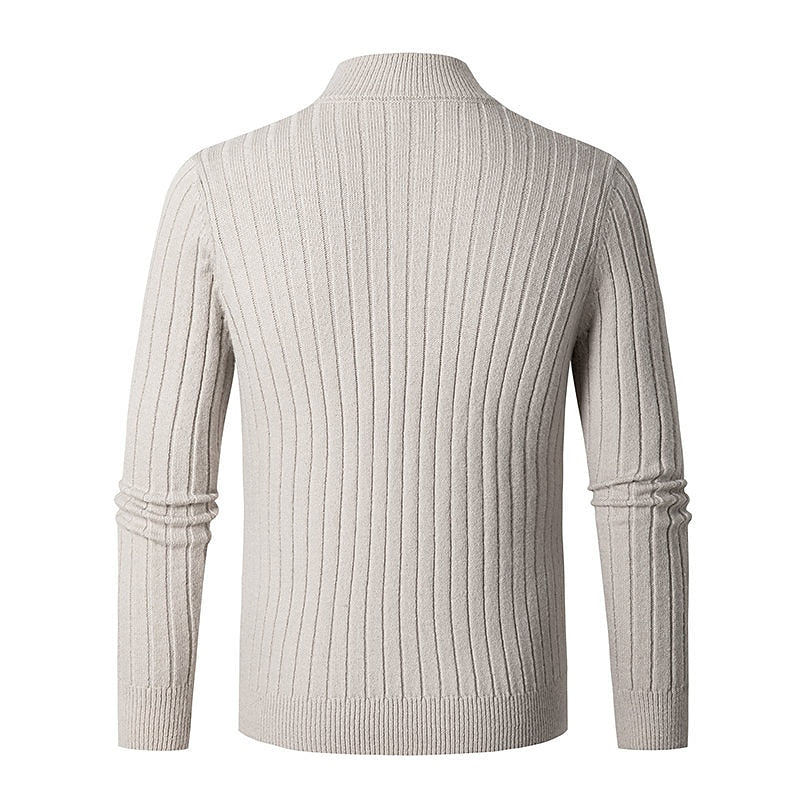 Gavin | Ribbet Quarter-Zip Sweater