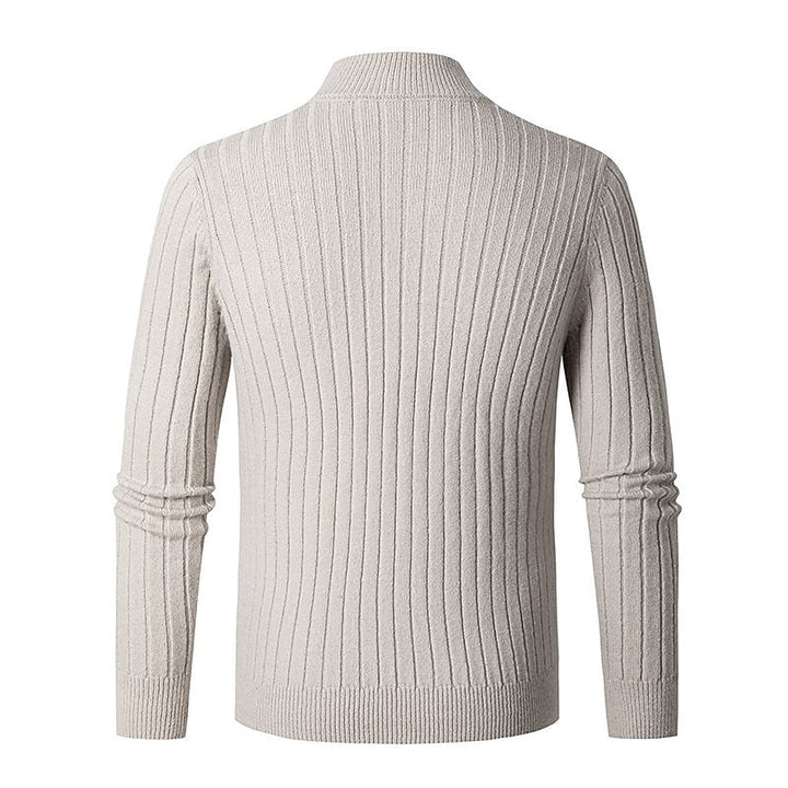 Gavin | Ribbet Quarter-Zip Sweater