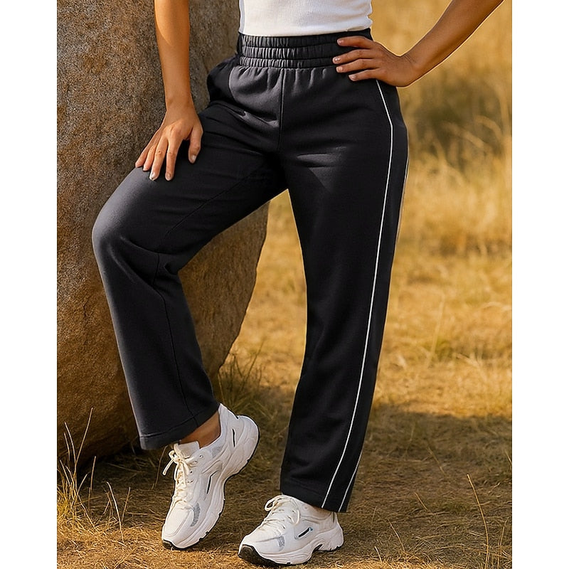 Maisie | Afslappede Joggers med Sidestribe