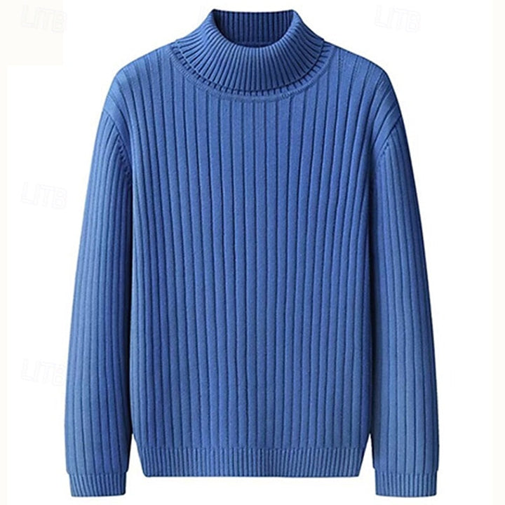 Wallace | Ribbet Højhalset Sweater