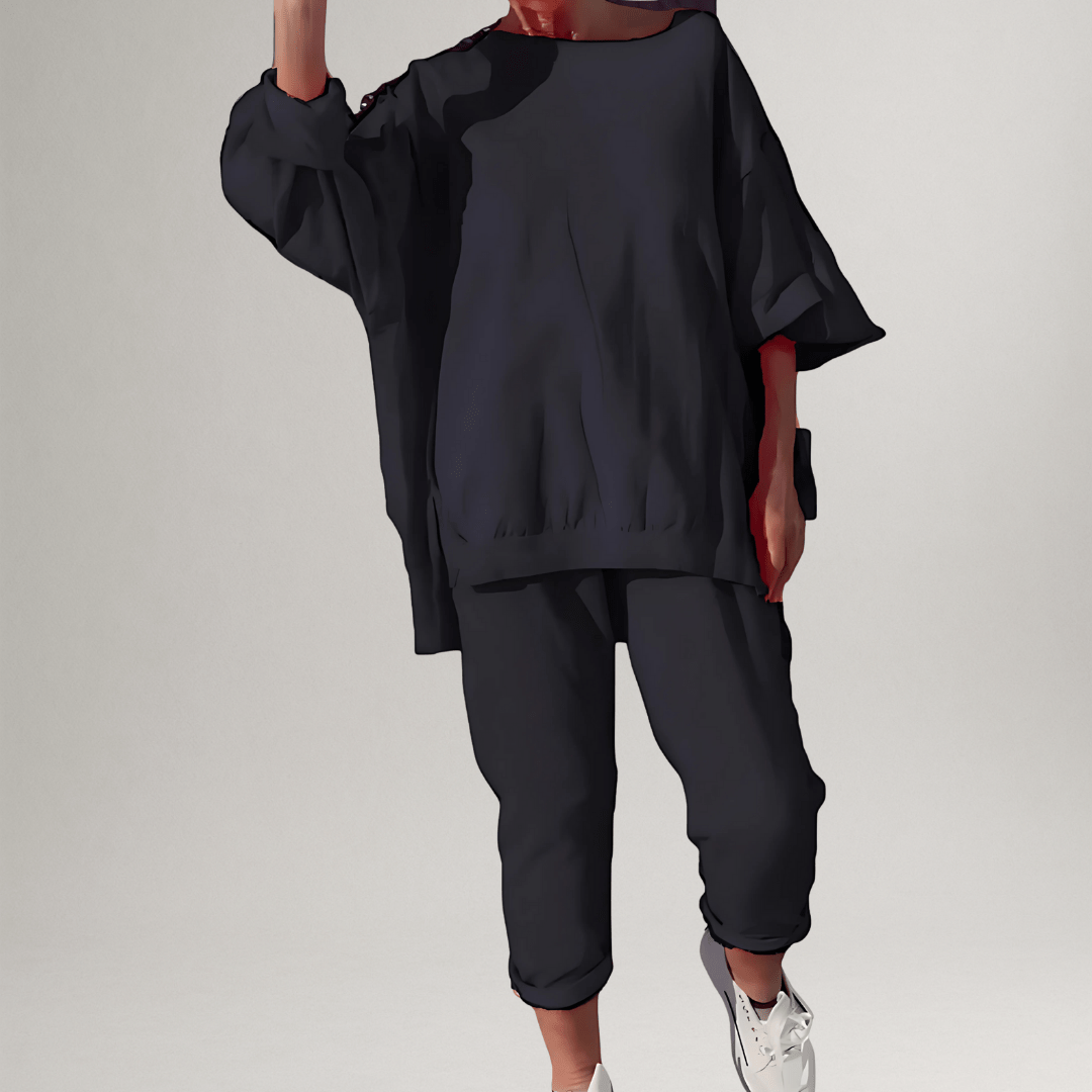 Natalie | Casual Oversized Lounge Sæt