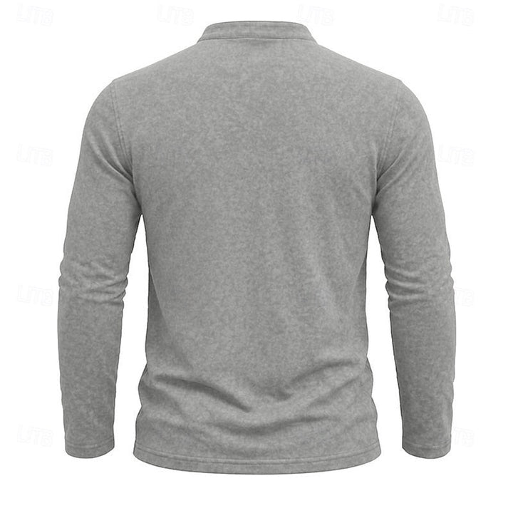 Weston | Klassisk Henley Langærmet Skjorte
