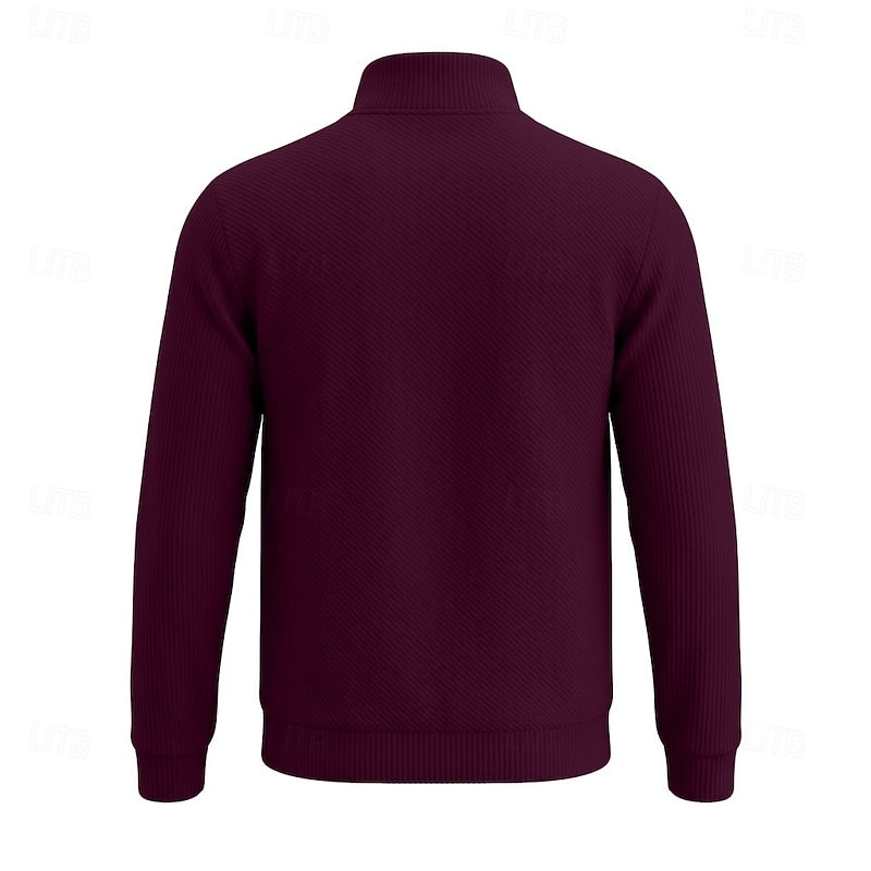 Quentin | Tekstureret Quarter-Zip Pullover