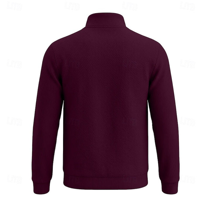 Quentin | Tekstureret Quarter-Zip Pullover