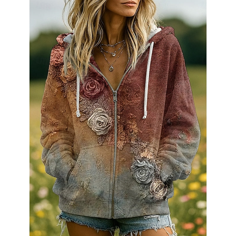 Willow | Naturinspireret Zip-Up Hoodie